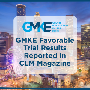GMKE Favorable Trial Results Reported in CLM Magazine